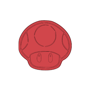 Super Mushroom Cookie Cutter