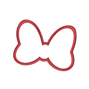 Bow Outline Cookie Cutter