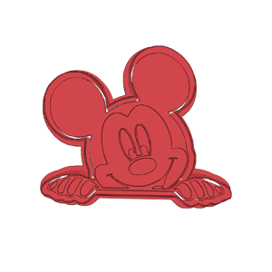 Mickey Mouse Face Cookie Cutter