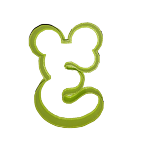 Minnie Number – Cookie Cutter