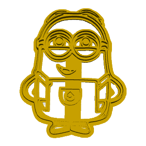 Girl Minion Cookie Cutter