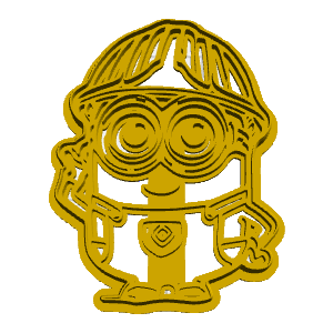 Worker Minion Cookie Cutter