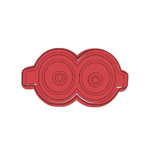 Minion Goggles Cookie Cutter