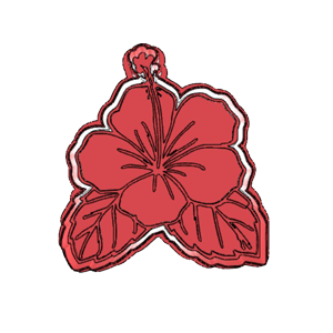 Hibiscus Flower Cookie Cutter