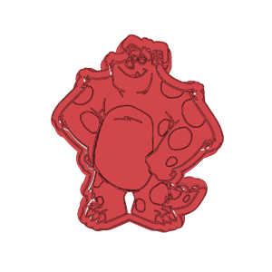 Sulley Cookie Cutter