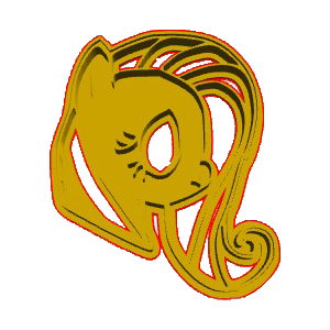 Winking Pony Face Cookie Cutter