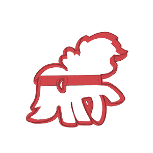 Pony Side Profile Cookie Cutter