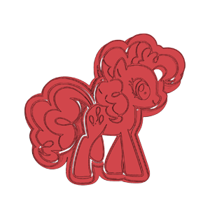 Winged Pony Character Cookie Cutter