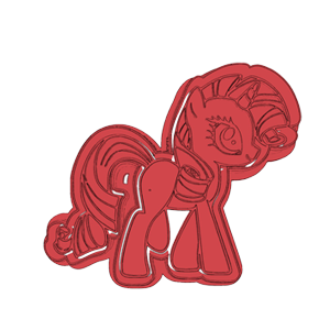 Rainbow Pony Cookie Cutter