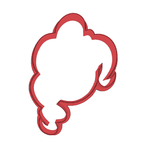 Pony Head Side Cookie Cutter