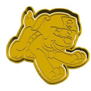 Chase Running Cookie Cutter