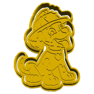 Zuma Sitting Cookie Cutter