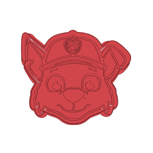 Rocky Face Cookie Cutter