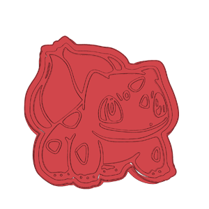 Bulbasaur Cookie Cutter