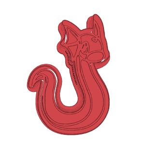 Serpent Pokemon Cookie Cutter