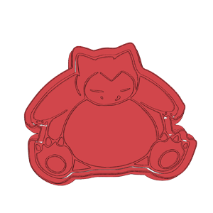 Snorlax Cookie Cutter