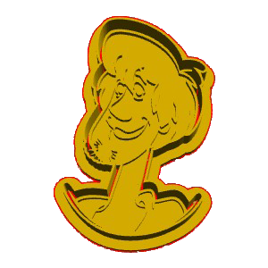 Shaggy Face Cookie Cutter