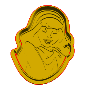 Velma Face Cookie Cutter