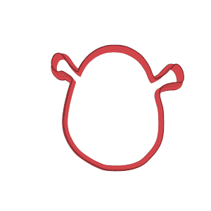 Shrek Head Cookie Cutter