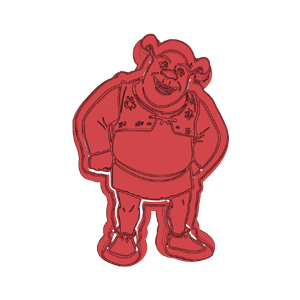 Shrek Full Body Cookie Cutter