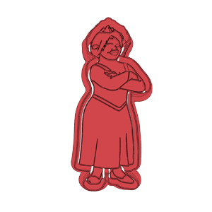 Princess Fiona Full Body Cookie Cutter