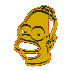 Homer Simpson Cookie Cutter