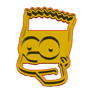 Bart Simpson Cookie Cutter