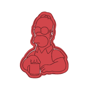 Homer Simpson Cookie Cutter