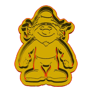 Blue Character Cookie Cutter – Standing