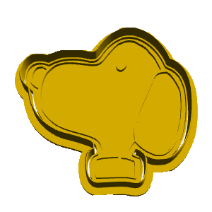 Snoopy Face Cookie Cutter