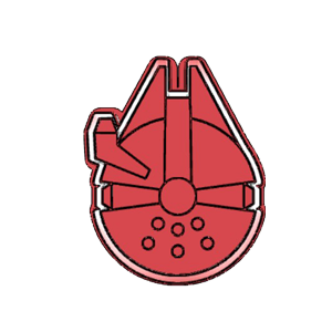 Millenium Falcon Cookie Cutter