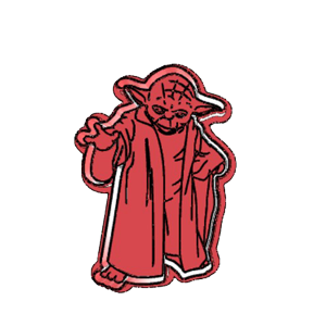 Yoda Full Body Cookie Cutter