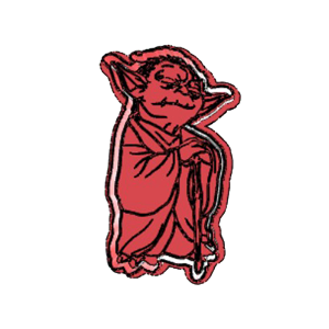 Yoda Walking Cookie Cutter