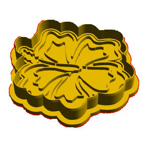 Tropical Flower Cookie Cutter