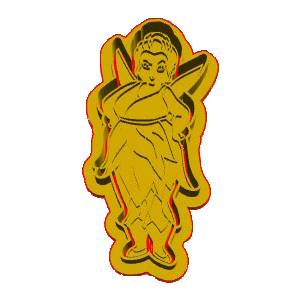 Standing Fairy Princess Cookie Cutter