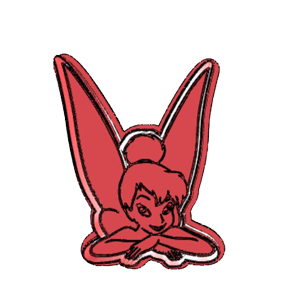 Fairy Head Silhouette Cutter