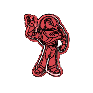 Buzz Lightyear Standing Cookie Cutter