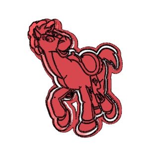 Bullseye Running Cookie Cutter