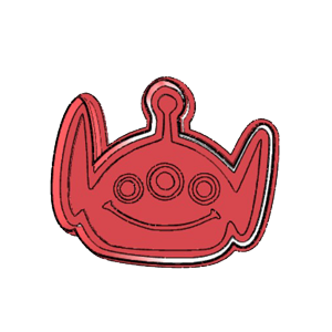 Alien Face Cookie Cutter