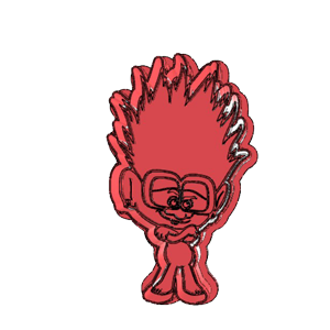 Poppy Happy Pose Cookie Cutter