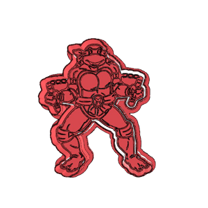 Donatello Ninja Turtle Cookie Cutter