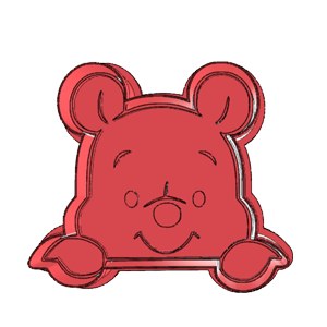 Winnie the Pooh Face Cookie Cutter