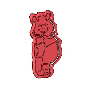 Winnie the Pooh Standing Cookie Cutter