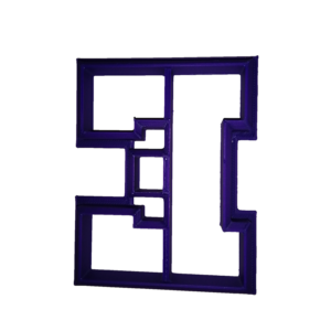 Block Alphabet Letter E