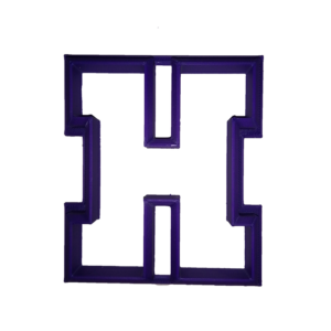 Block Alphabet Letter H