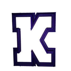 Block Alphabet Letter K