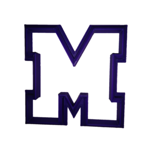 Block Alphabet Letter M