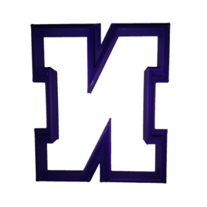 Block Alphabet Letter N