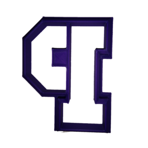 Block Alphabet Letter P