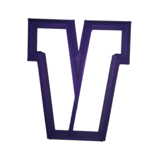 Block Alphabet Letter V